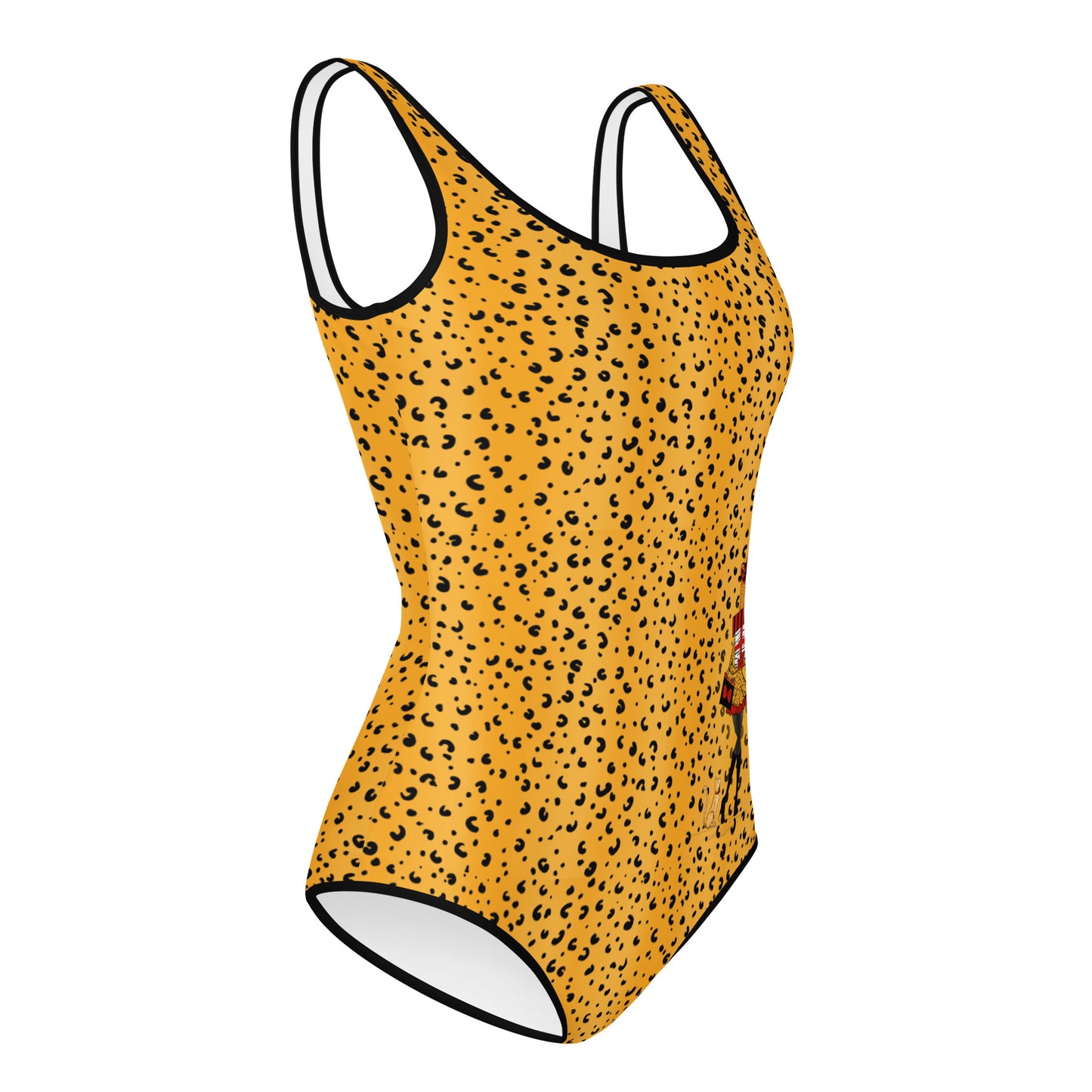 Cheetah Print All-Over Print Youth Swimsuit