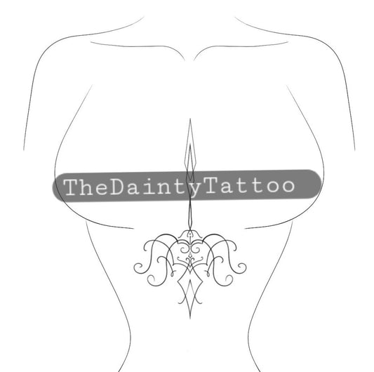 Flash Chest Tattoo