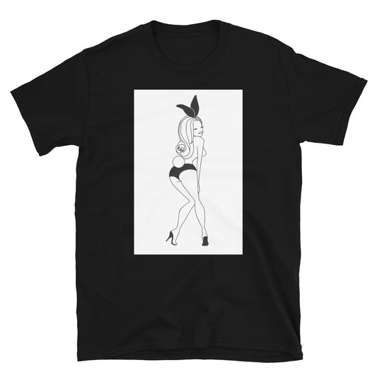 Pin Up Bunny Short-Sleeve Unisex T-Shirt