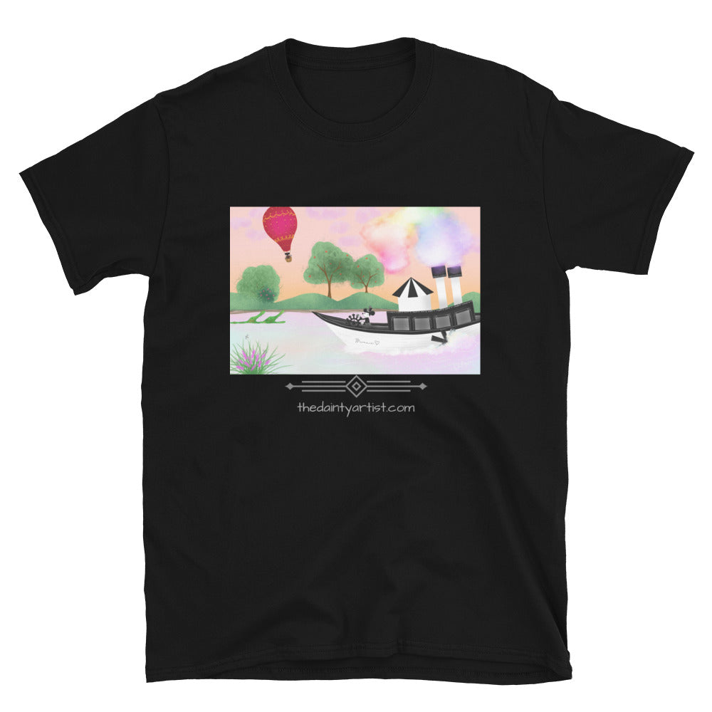 Steamboat Willie, Life to Color, Short-Sleeve Unisex T-Shirt