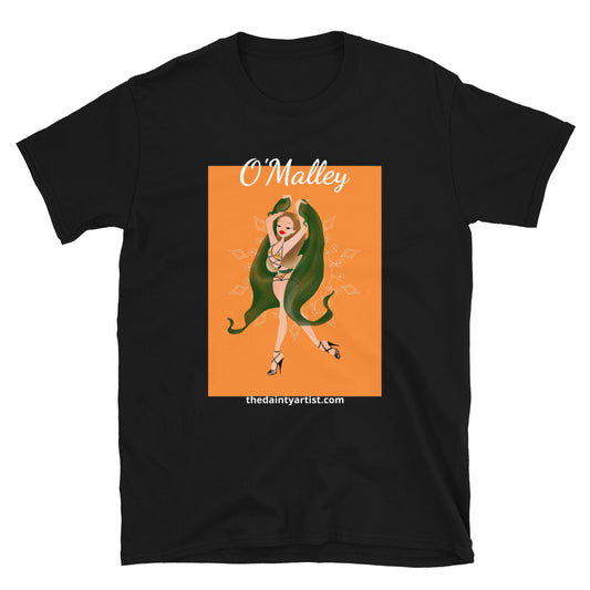 O'Malley Burlesque, Green Silk, Short-Sleeve Unisex T-Shirt