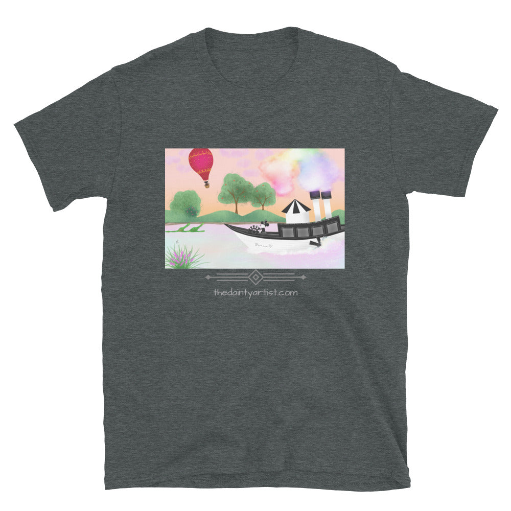 Steamboat Willie, Life to Color, Short-Sleeve Unisex T-Shirt