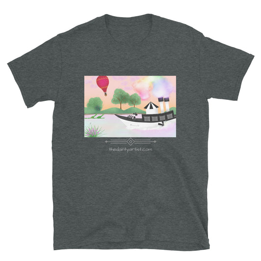 Steamboat Willie, Life to Color, Short-Sleeve Unisex T-Shirt