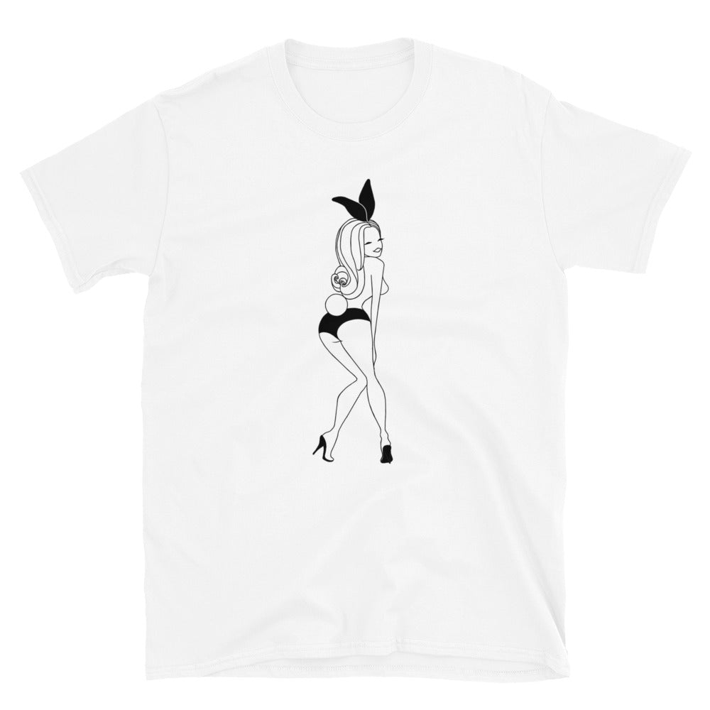 Pin Up Bunny Short-Sleeve Unisex T-Shirt