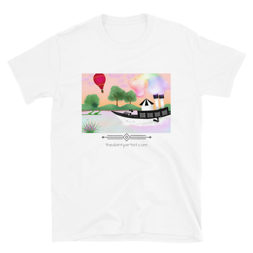 Steamboat Willie, Life to Color, Short-Sleeve Unisex T-Shirt